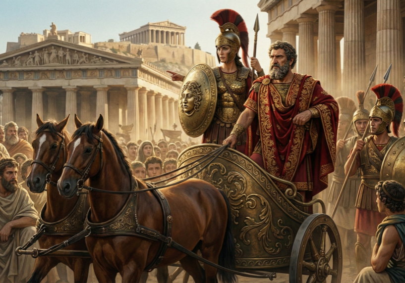 Peisistratos ve Athena