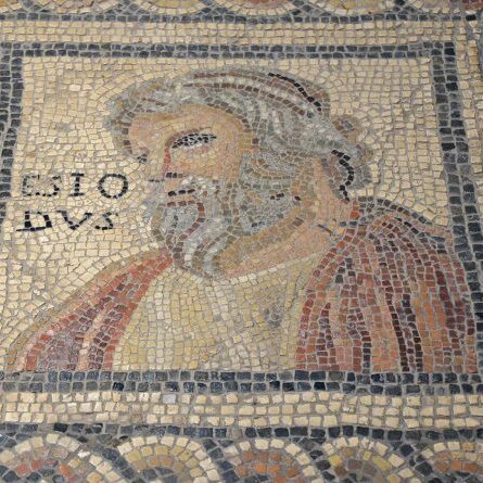 Hesiodos tasvirli mozaik